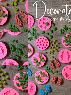 แม่พิมพ์ซิลิโคน ช่อดอกไม้ เกสร ช่อดอกไม้ สำหรับตกแต่ง