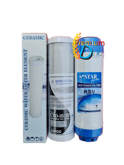 ชุดไส้กรองน้ำ 3 ไส้ รุ่นเซรามิค เกรดA