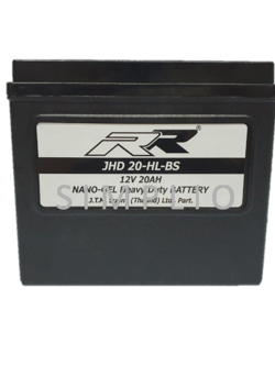 RR Battery JHD20-HL-BS (12V 20AH) NANO-GEL Heavy Duty แบตเตอรี่สำหรับมอเตอร์ไซค์และเจ็ทสกี (แบตมอไซ)