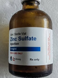 ZINC SULFATE 30 ml. GERMANY