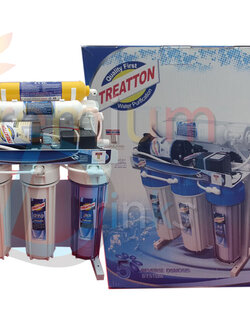 เครื่องกรองน้ำดื่ม6ขั้นตอนระบบRO50GPD รุ่นเฟรมตั้ง