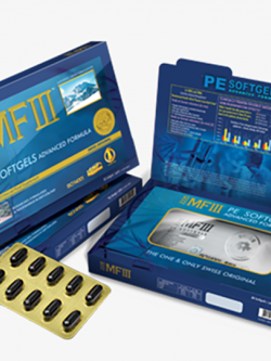 MF3 PE SOFTGELS ADVANCED FORMULA WITH PLACENTA THE WORLD'S PIONEER IN CELL THERAPY 30 SOFTGELS [SWISS MADE]