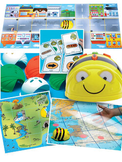 ชุดสื่อกิจกรรม Unplug Coding ฐาน BeeBot ตะลุยด่าน จากอักษร เนกซ์ BeeBot ตะลุยด่าน