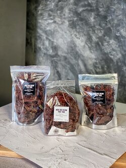 เนื้อแดดเดียว ใส่ลูกผักชี สูตรนิ่ม ไม่ติดมัน ทอดเสร็จพร้อมส่ง ราคาถูก