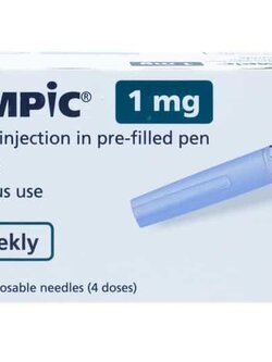 Ozempic ขนาด 0.5 / 1ML. ใช้รักษาเบาหวานและลดน้ำหนัก ตัวยา Semaglutide (เซมากลูไทด์)
