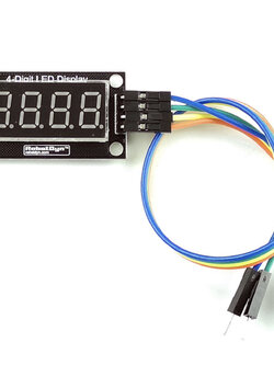 ZX-TM1637 แผงวงจร LED ตัวเลข 7 ส่วน 4 หลัก