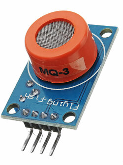 MQ-3 Alcohol Sensor โมดูลเซ็นเซอร์ตรวจวัดแอลกอฮอล์ เอทานอล ในอากาศ หรือ ในลมหายใจ
