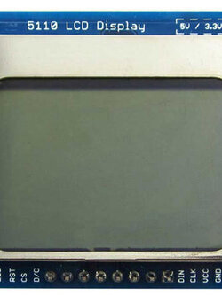 จอ LCD แบบกราฟิก84x48 หรือ GLCD5110