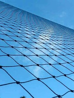 ตาข่ายกั้นขอบสนามฟุตบอล ตาข่ายล้อมสนามฟุตบอล HDPE Grade A+