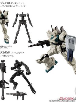 Mobile Suit Gundam G Frame 8 Gundam Ez8 armor set