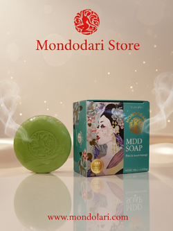 สบู่เอ็มดีดี มอนโดดาริ MDD SOAP 100g. | สบู่สมุนไพรนวัตกรรมคู่ ×2 ล้างง่าย บำรุงผิวอิ่มฟู ยกกระชับ