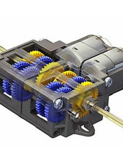 AppSoftTech Tamiya#70168 ชุดเฟืองขับมอเตอร์คู่ 4อัตราทด (Double Gear Box 4-Speed) จาก Tamiya