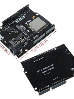 บอร์ด ESP-32 แบบ Arduino Uno ESP32 D1 r32 wifi+bluetooth