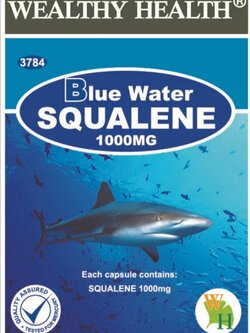 BLUE WATER SQUALENE 1000 mg. 365 softgels น้ำมันตับปลาฉลามน้ำลึก พันธ์พิเศษ เป็นน้ำมันที่ดีที่สุดในโลก