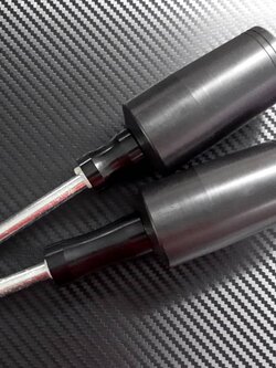 กันล้มข้าง TNT Leonchino แบร์นMarina กันล้มผลิตจากอลูมิเนียมนำเข้า เกรด6061T651 และPOM ติดตั้งง่าย(65) สีดำ