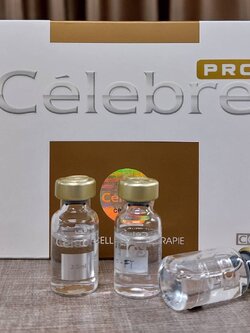 CELEBRE PRO COS - Fetal Total Stem Cell Extracts (Whitening) 2ml Revitalization 16 Organ Anti-Aging benefits, Improves Chronic Fatigue, Metabolism, General health and wellness