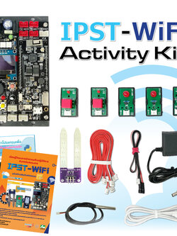 IPST-WiFi Activity Kit ชุดทดลองเรียนรู้การเขียนโปรแกรมเพื่อควบคุมอุปกรณ์และเชื่อมต่ออินเทอร์เน็ตด้วยโปรแกรมภาษาไพทอน
