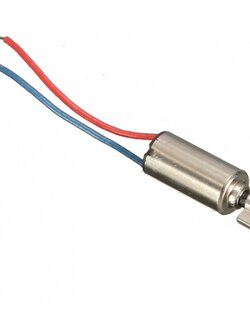 มอเตอร์สั่นขนาดเล็ก 1.5-3V. ขนาดประมาณ 4x12 มม. (Micro Hollow Cup Vibration Motor)