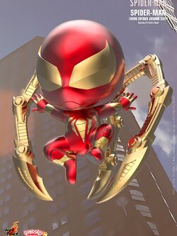 COSBABY Spider-Man COSB624 Iron Spider Armor Suit Bubble-head