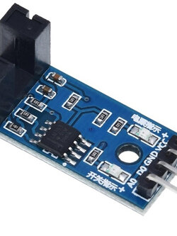 เซนเซอร์นับจำนวน เซนเซอร์แสงนับรอบความเร็วมอเตอร์ Counter module motor speed sensor หรือ เซนเซอร์ก้ามปู ใช้นับจำนวนรอบความเร็วมอเตอร์ นับเหรียญ