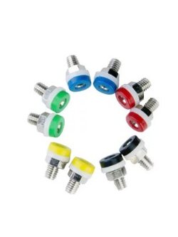 ชุดBanana Jack Socket สำหรับบอร์ด Kidbright 10 ชิ้น 5 สี แดง, เหลือง, เขียว, ดำ, น้ำเงิน 2 มม.