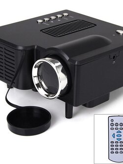 โปรเจคเตอร์ มินิ ราคาถูก Mini Projector LED รุ่น UC28 พร้อมรีโมท