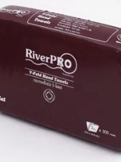 กระดาษเช็ดมือ RiverPro V-Fold Special 2 ชั้น (7200 แผ่น)