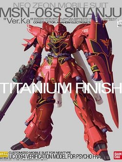 MSN-06S Sinanju Ver.Ka Titanium Finish (MG)
