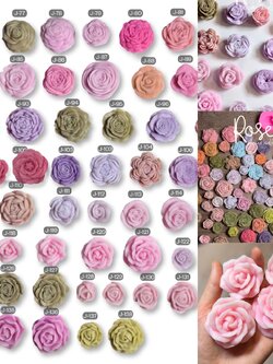 รวมแม่พิมพ์ขนม กุหลาบ 3มิติ กุหลาบวาเลนไทน์ ทำวุ้น ทำสบู่ ทำเทียนได้