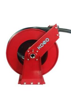 Koeo Spring Rewind Hose Reel Grease ,Oil , Diesel รีลพร้อมสายส่งน้ำมันหล่อลื่นและน้ำมันเชื้อเพลิง