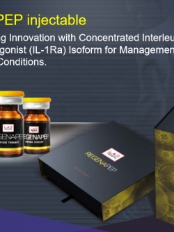 REGENAPEP Injectable บรรเทาอาการจากการอักเสบกล้ามเนื้อ ข้อต่อ Gout ,รูมาตอยส์ ด้วยเปปไทด์ธรรมชาติอย่างได้ผล มีความสุขกับการใช้ชีวิตมากขึ้น A set of 10 vials x 2ml