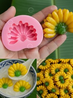 พิมพ์ฟองดอง กล้วยหวี พิมพ์ขนมผลไม้ ทำบัวลอยได้ F-17