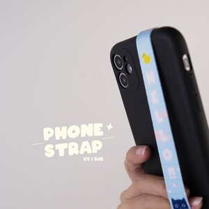 รับสกรีนสายคล้องติดเคสมือถือ (Phone Strap)