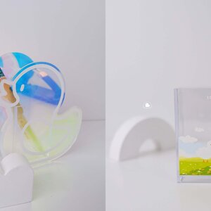 รับทำ Acrylic Vases สามารถออกแบบลายเองได้ ไม่มีขั้นต่ำ