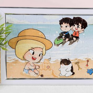 กรอบรูปจิ๊กซอว์พร้อมสกรีน
