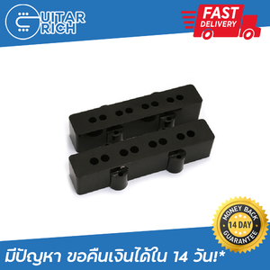 ฝาครอบปิ๊กอัพ เเจ๊ซเบส สีดำ/ Jazz Bass Pickup Cover