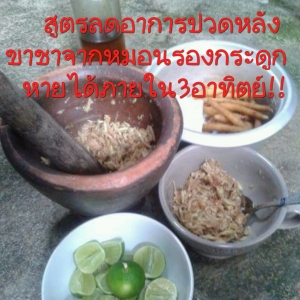 สูตรลดอาการปวดหลัง ขาชาจากหมอนรองกระดูก กดทับ หายได้ใน 3 อาทิตย์ ด้วยภูมิปัญญาไทย