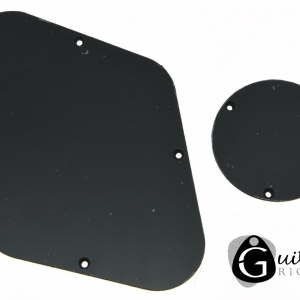 ฝาปิดช่องคอนโทรล เลสพอล สไตล์ Epiphone สีดำ พร้อมน็อต