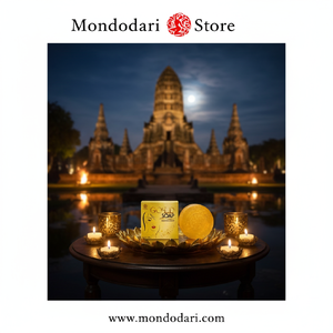 💛 ผสานความหรูหราและความงามแห่งวัฒนธรรมไทย 💛 MONDODARI Gold Soap ช่วยให้ผิวเปล่งปลั่งเหมือนแสงทองแห่งอดีตกาล