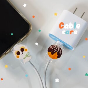 ตัวถนอมสายชาร์จติดอะคริลิคพร้อมสกรีน (Cable Care)