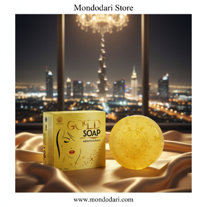 เปล่งประกายดั่งทองคำแท้ในค่ำคืนแห่งดูไบ ✨ GOLD SOAP ช่วยฟื้นฟูผิวให้เนียนใสและกระชับ แลดูอ่อนเยาว์