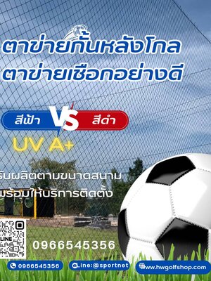 ตาข่ายกั้นหลังโกลประตูฟุตบอล