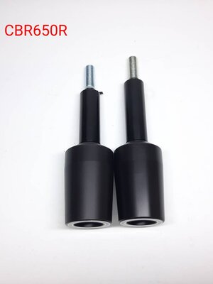 กันล้มข้าง CBR650F CB650F CBR650R CB650R แบร์น Tigris กันล้มผลิตจากอลูมิเนียมนำเข้า เกรด6061T651 และPOM ติดตั้งง่าย(65) สีดำ