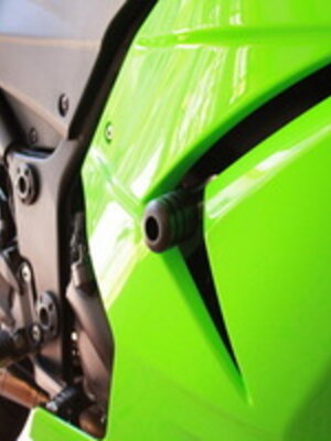 กันล้มข้าง Kawasaki Ninja250 08-10 แบร์นMothracing กันล้มผลิตจากอลูมิเนียมนำเข้า เกรด6061T651 และPOM ติดตั้งง่าย(65) สีดำ