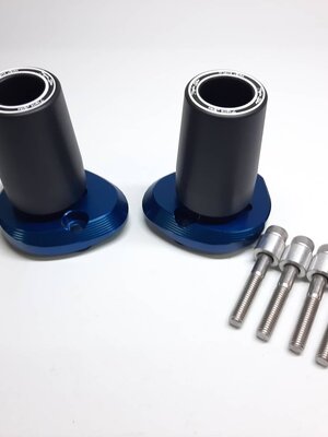 กันล้มข้าง Z800 แบร์นTigris กันล้มผลิตจากอลูมิเนียมนำเข้า เกรด6061T651 และPOM ติดตั้งง่าย(65) สีดำ