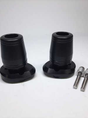 กันล้มข้าง Z800 แบร์นMothracing กันล้มผลิตจากอลูมิเนียมนำเข้า เกรด6061T651 และPOM ติดตั้งง่าย(65) สีดำ