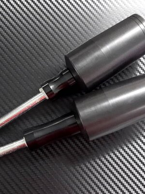 กันล้มข้าง TNT Leonchino แบร์นMarina กันล้มผลิตจากอลูมิเนียมนำเข้า เกรด6061T651 และPOM ติดตั้งง่าย(65) สีดำ