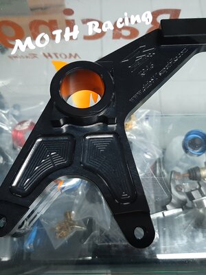 ขาจับปั๊มหลัง Suzuki GSX-R1000 K9-L6 Brembo 84mm ด้วงแบร์น Mothracing วัสดุ AL6061 T651(65) สีดำ