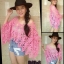 เสื้อถักลูกไม้ทรงค้างคาว ใส่ปล่อยๆเก๋ ลายถักลูกไม้สวยมาก ใส่ได้ทุกไซส์ สวยทุกสี ขายดีสุดๆค่ะ