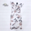 Dress ลูกไม้แขนกุดระบายรอบอก